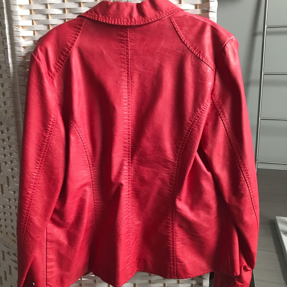 Point Zero false leather jacket - Picture 3 of 5